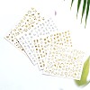 Metallic Nail Decals Stickers MRMJ-R088-29-M-1
