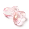 Transparent Baking Paint Glass Beads GLAA-F115-01D-4