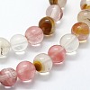 Tigerskin Glass Beads Strands G-I199-16-4mm-3