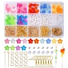 DIY DIY Flower Dangle Earrings Making Kit DIY-FS0004-40-1