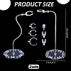 2 Bags 2 Styles Adjustable Plastic Action Figure Display Holders ODIS-WR0001-23A-2