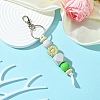 Sunflower Silicone Beaded Pendant Decorations KEYC-YW00063-03-1