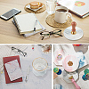2Pcs 2 Styles Marble Pattern Porcelain Cup Coasters AJEW-CP0009-18A-4