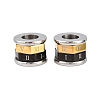 Rotatable 201 Stainless Steel Beads STAS-F339-03-1