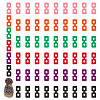 60Pcs 6 Colors Acrylic Knitted Hat Making Fastener Tool FIND-GA0004-05-1