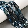 Natural Apatite Beads Strands G-Q026-B01-02-2