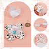 50Pcs Rose Flower Window Paper Candy Packaging Boxes CON-OC0001-78C-3