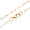 Brass Paperclip Chains MAK-S072-09A-G-2