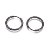 304 Stainless Steel Huggie Hoop Earrings LS-EJEW-F111A-20mm-B-2