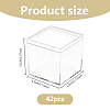 42Pcs Transparent Acrylic Display Cases CON-DC0001-19-2