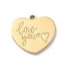 304 Stainless Steel Charms SA-CBA2714-04A-G-1