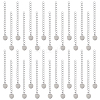 Unicraftale 50Pcs 304 Stainless Steel Curb Chain Extender STAS-UN0053-98-1