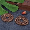 Natural Coconut Shell Rondelle Bead Strands COCB-PH0001-01-5