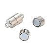 Brass Magnetic Clasp with Loop KK-CBA5585-01P-3