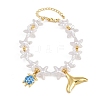 Ocean Brass Enamel Charm Bracelets for Women KK-CBA68DA-15A-G-4