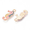 Marine Animals Alloy Enamel Pendants ENAM-T022-34C-2