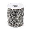 Tarnish Resistant 201 Stainless Steel Ball Chainswith Spool CHS-R008-26-100m-5