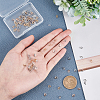 120Pcs 4 Color 304 Stainless Steel Pendant Bails STAS-UN0023-98-2