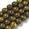 Natural Bumblebee Jasper Beads Strands G-P544-A03-03-1