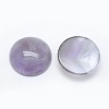 Natural Amethyst Cabochons G-E492-A-02-2