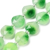Dyed Natural White Jade Beads Strands G-C116-A181-01B-2