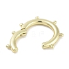 Brass Spring Gate Rings KK-M293-51G-2