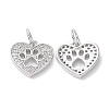 Brass Micro Pave Cubic Zirconia Pendants KK-R148-01P-1