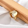 Rack Plating Brass Micro Pave Clear Cubic Zirconia Cuff Rings for Women RJEW-M028-113G-2