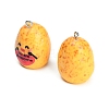Opaque Resin with Alloy Pendants RE-CBA08CD-07A-2