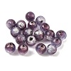Handmade Silver Foil Glass Beads LAMP-A001-G02-10MM-1-1