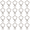 24Pcs Alloy Swivel Clasps FIND-SC0017-49B-6