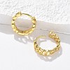 Heart Brass Hoop Earrings EJEW-F359-10G-01-5