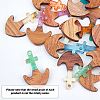DIY Wooden Dangle Earring Making Kits DIY-OC0006-43-4