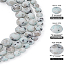 Yilisi 3 Strands 3 Style Natural Sesame Jasper/Kiwi Jasper Beads Strands G-YS0001-05-15