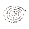 304 Stainless Steel Heart Link Chains CHS-S012-18P-2