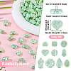 100G Pearlized Opaque Acrylic Beads OACR-TA0004-32B-4
