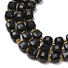Natural Black Tourmaline Beads Strands GG-CBAC972-A04-01-3