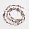 Round Natural Botswana Agate Bead Strands G-I166-02-4mm-01-2