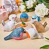 Wooden Pearl Birds and Block Ornaments JX682A-7