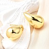 Rack Plating Brass Twist Teardrop Stud Earrings for Women LS-EJEW-K247-02G-2