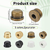 10Pcs 5 Colors Iron Horn Frame Decorative FIND-AN0001-60-2