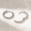 Rack Plating Brass Micro Pave Cubic Zirconia Hoop Earrings EJEW-H143-15P-01-3