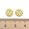 Brass Hollow Beads KK-A226-07B-G-3