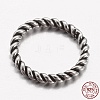 925 Thailand Sterling Silver Soldered Closed Jump Rings STER-P005-13-4