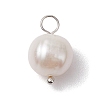 Natural Cultured Freshwater Pearl Pendants PALLOY-JF03091-01-2