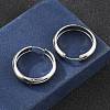 201 Stainless Steel Hoop Earrings EJEW-P304-15B-P-2