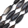 Natural Fire Crackle Agate Beads Strands GG-T001-01B-2