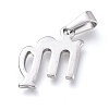 Non-Tarnish 304 Stainless Steel Pendants STAS-L210-06E-P-01-2