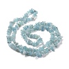 Natural Aquamarine Chips Beads Strands G-D0002-A02-4