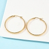 Ion Plating(IP) 304 Stainless Steel Hoop Earrings EJEW-L215-15G-4